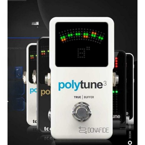 TC Electronic Polytune 3 기타 튜너 조율기 튜닝기, 1개