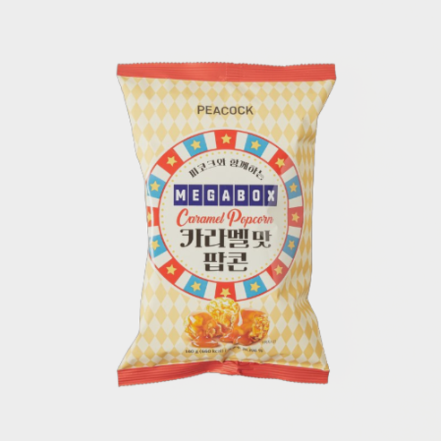 메가박스 카라멜맛 팝콘 140g, 10개