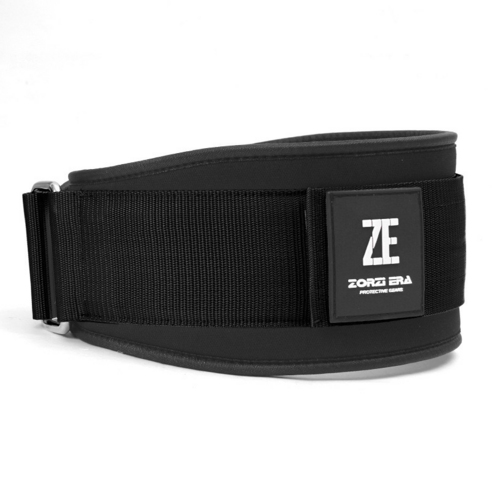 ZORZI ERA 피터기어 리프팅벨트 헬스벨트 소가죽벨트, L, Black