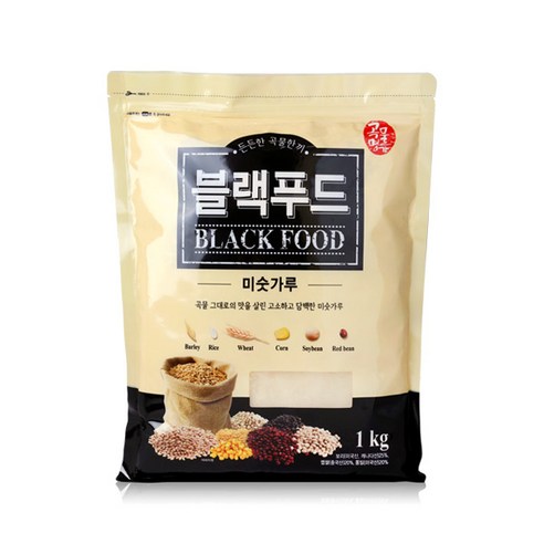 곡물명가 블랙푸드 미숫가루 1kg, 1kg, 1개