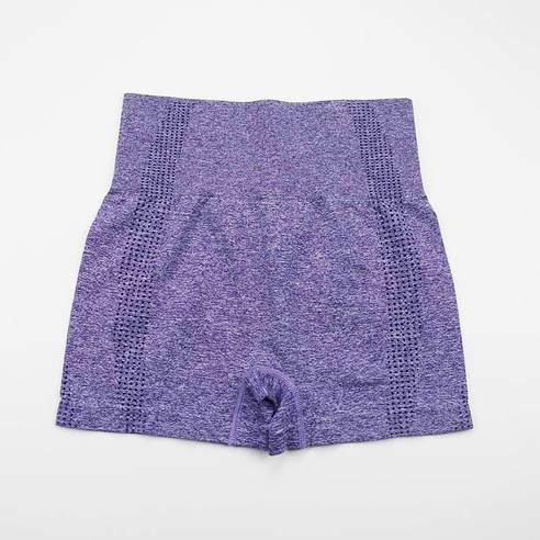 높은 스트레치 요가 피트니스 정장 반바지 원활한 요가 바지, 보라색 블루, S