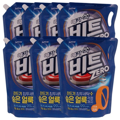 비트 액체세제 리필형 2L 드럼용 액상세제, 21개