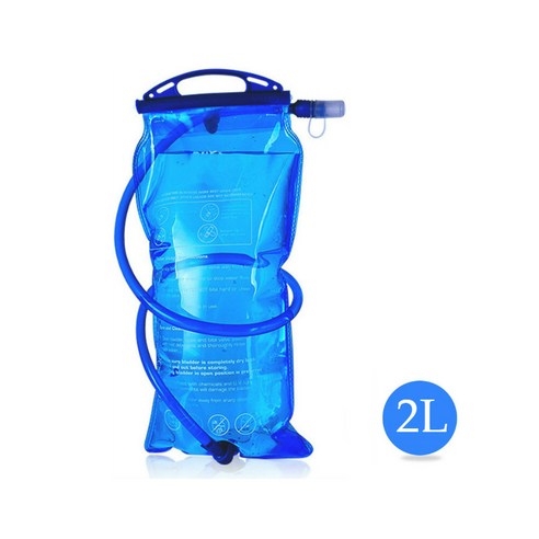 정글 킹-J12 소프트 플라스크 물병 접이식 물 주머니 TPU 프리 러닝 하이드 레이션 팩 허리 가방 500ml, 2L Water Bag