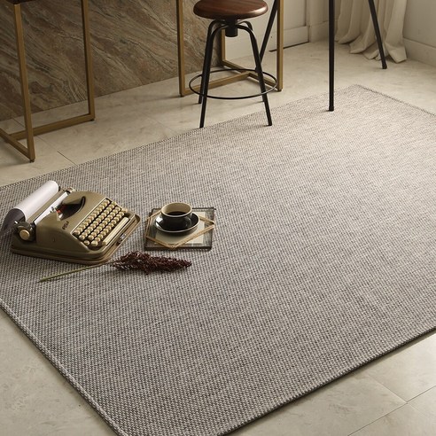 유앤아이 먼지없는 사계절 러쉬 사이잘룩 오스카 단모 사각 러그 170x230cm