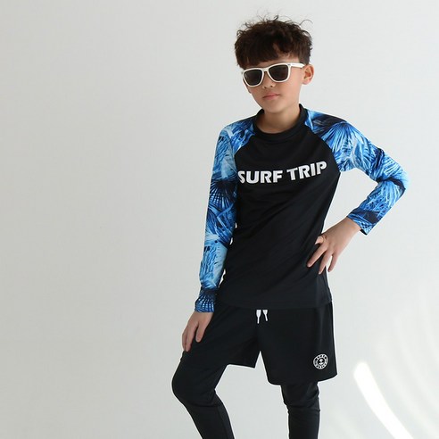 ANOTHER 아동 주니어 래쉬가드 3피스 수영복