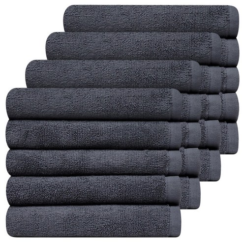 다주타올 데일리 호텔수건 30수 120g, 20개, 다크그레이