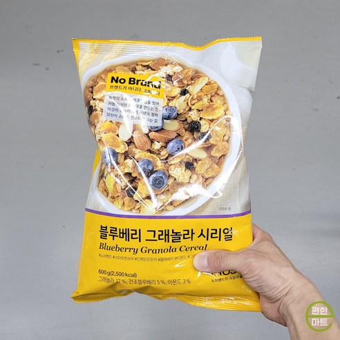 노브랜드 블루베리 그래놀라 시리얼 600g, 1개