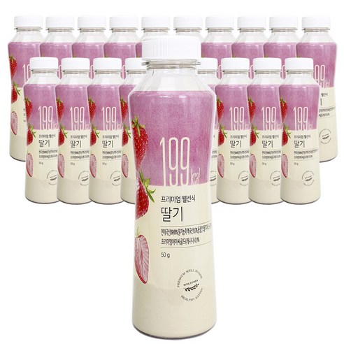 프리미엄 웰선식 딸기, 20개, 50g
