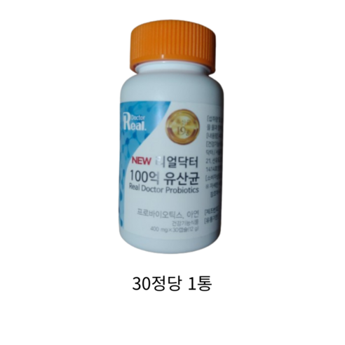 리얼닥터 100억 유산균, 30정, 12g, 6개