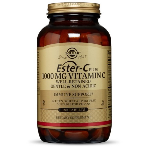 솔가 에스터-C 플러스 1000mg 비타민 C 타블렛, 180정, 1개