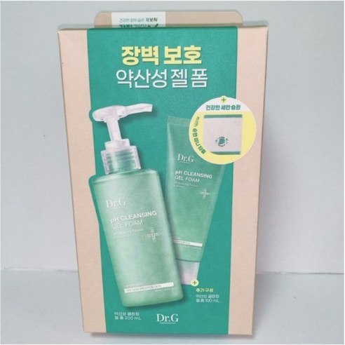 [본사정품] 닥터지 약산성 클렌징 젤 폼 200ml 기획세트(+100ml증정) 닥터지클렌징폼 닥터지클렌징젤 저자극클렌징 약산성젤, 1개, 300ml 닥터지폼클렌징 Best Top5