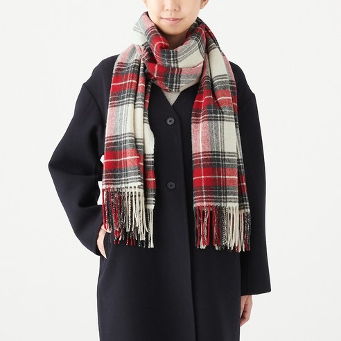 무인양품 MUJI 울 와이드 스톨