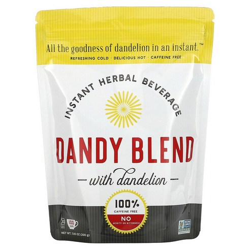 Dandy Blend 인스턴트 허벌 베버리지 with 댄달리온 카페인 프리, 200g, 1개입, 1개