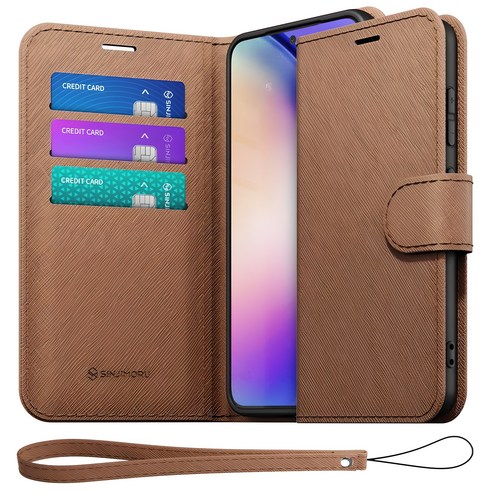 품격과 실용성을 겸비한 당신을 위한 선택, 신지모루 마그네틱 사피아노 가죽 다이어리 지갑 케이스 갤럭시a32케이스