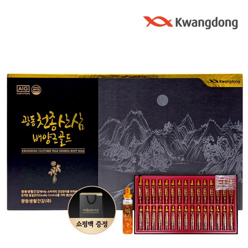 광동 천종 산삼배양근 골드 30병, 1개, 600ml