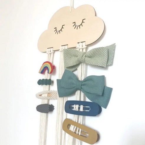 BABYKO 아기 헤어핀 머리핀 정리대와 아기 머리핀 4종세트: 아기의 귀여운 액세서리를 정리하고 스타일에 다양성을 더하는 완벽한 콤보