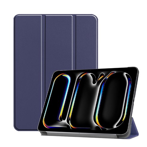 아이패드 프로7세대 11 2024 레더 하드 태블릿 케이스, 레드
