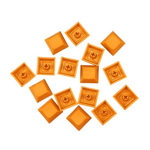 PBT Keycap 기계 키보드에 적합한 색상 투명 백라이트, 오렌지