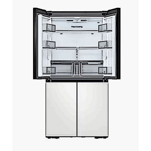 멋진 냉장고, 넉넉한 식품 보관, 비스포크 기능, 넓은 내부 공간, 아름다운 색상