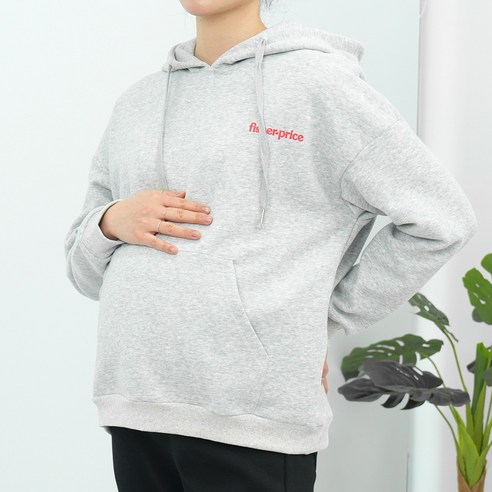 [50%할인+추가할인] 피셔프라이스 임부복 후드티 그레이