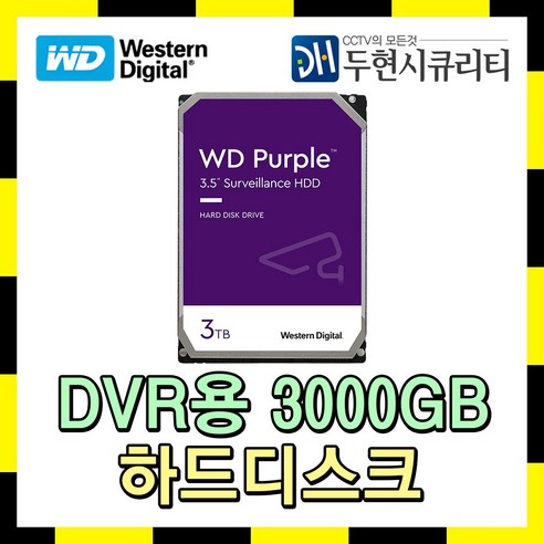 22302tb Western Digital CCTV용 저장장치 HDD, 3TB Best Top5