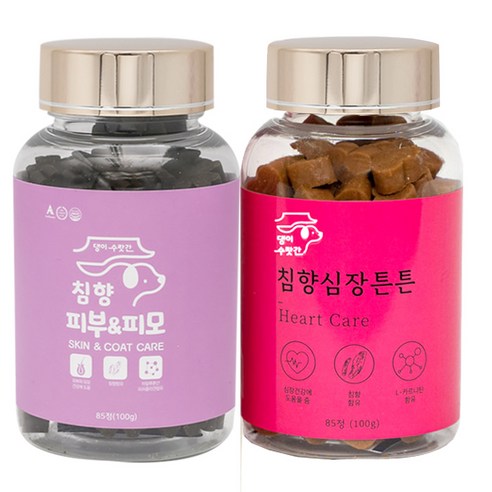 강아지 피부병 곰팡이성 피부염 피부영양제 발습진 아토피 모낭충 댕이수랏간 침향 피부&피모 100g, 99정, 피부/피모, 7개