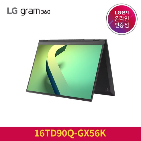 LG 2022 그램 360 16, 16TD90Q-GX56K, 512GB, 코어i5, 옵시디안블랙, 16GB, WIN11 Home