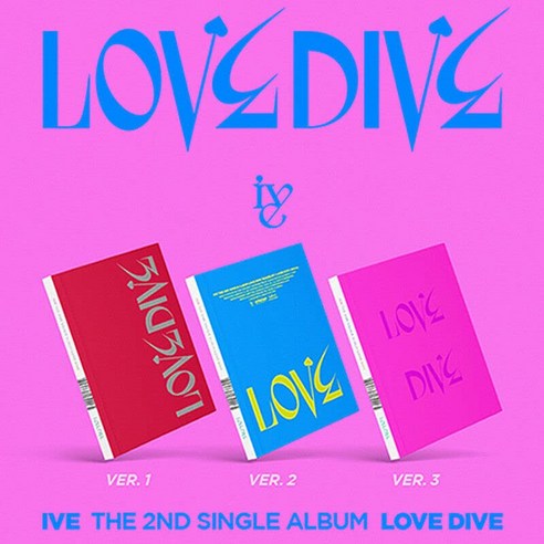 아이브 (Ive) – Love Dive (2nd Single) CD 랜덤 발송 Ver. 1, 2, 3 (단품) 
CD/LP