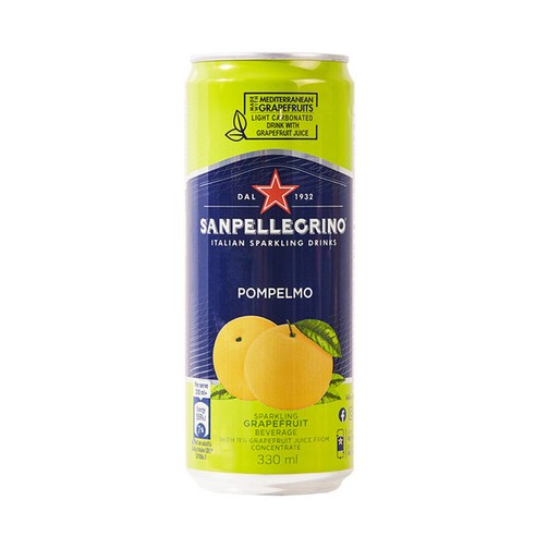 산펠레그리노 폼펠모 탄산음료, 330ml × 12개, 12개, 330ml