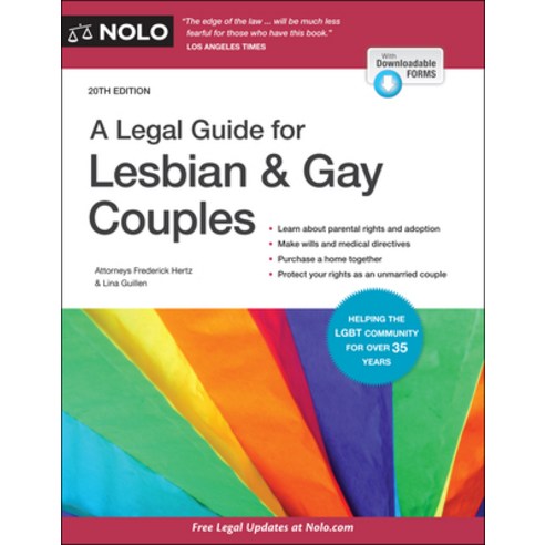 A Legal Guide for Lesbian & Gay Couples Paperback, NOLO