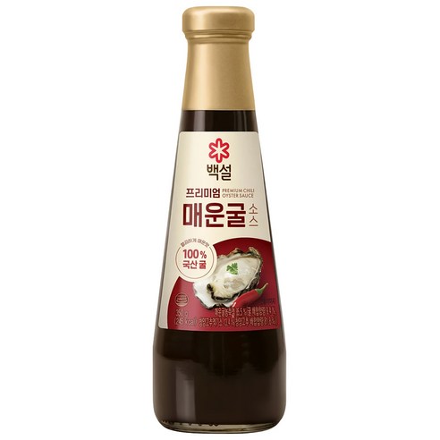 백설 프리미엄 매운굴소스, 350g, 4개 백설매운굴소스