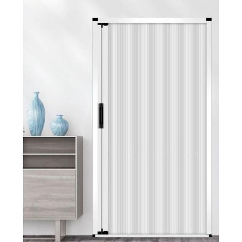 미닫이문 폴딩도어 상가 중문 슬라이딩 거실 셀프 칸막이, 그레이-주문제작