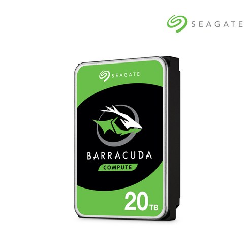 씨게이트 공식판매점 Barracuda 20TB HDD 하드디스크, ST20000DM001