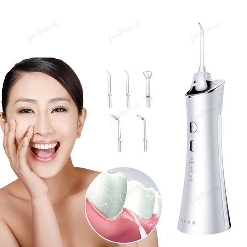 jmhme 구강세정기 구강 세척기 워티픽 아쿠아픽 휴대용 치석제거기 USB충전, JMHME-XYSQ108