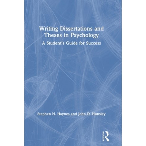 Writing Dissertations and Theses in Psychology: A Student''s Guide for Success Paperback, Routledge, English, 9780367855949