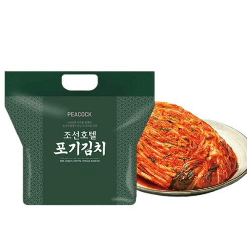 조선호텔 포기김치 8kg/ 전통방식 제조 풍부한 향 글램핑용 싱싱한 배추 밥도둑 국내산재료, 8kg, 1개