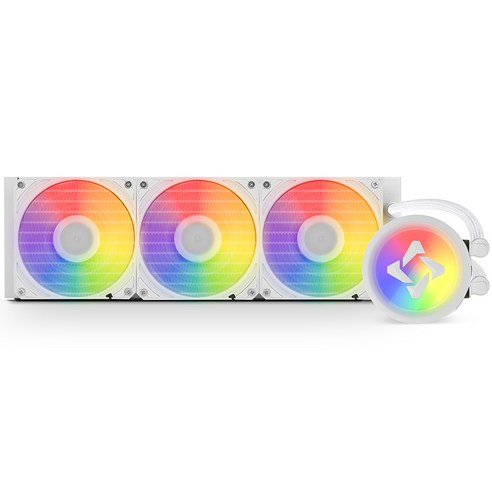 이엠텍 레드빗 ICE 360 ARGB CPU 수랭 쿨러, 화이트, 상세참조, 1개