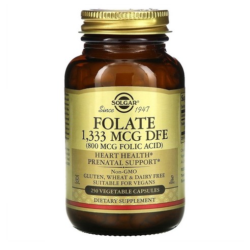 솔가 엽산 800mcg 250타블렛, 2개, 250개입, 250정