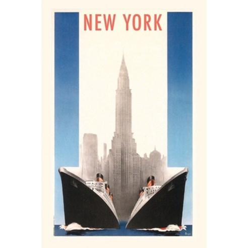 (영문도서) Vintage Journal New York Travel Poster Paperback, Found Image Press, English, 9781669509134