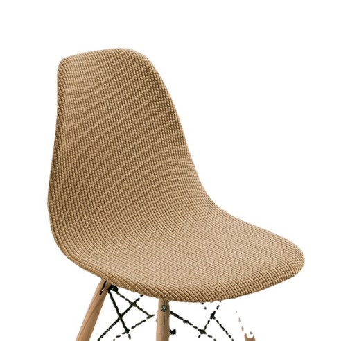공급 Eames 스트레치 의자 커버 와플 미니멀리스트 테이블 의자 커버 책상 의자 커버, Eames방수우유 차, 长宽50cm以内