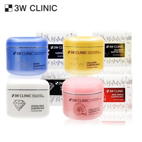 3WCLINIC 콜라겐 슬리핑 팩, 100ml, 1개