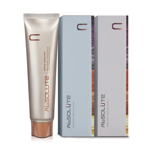 에비뉴쉬에뜨 앱솔루트 컬러링 크림 염색제 120g + 산화제 100ml, 10NB 밝은자연금갈색, 1세트