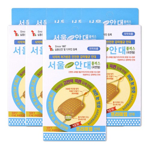 서울안대 플러스 (곡면형), 6세트, 1매입