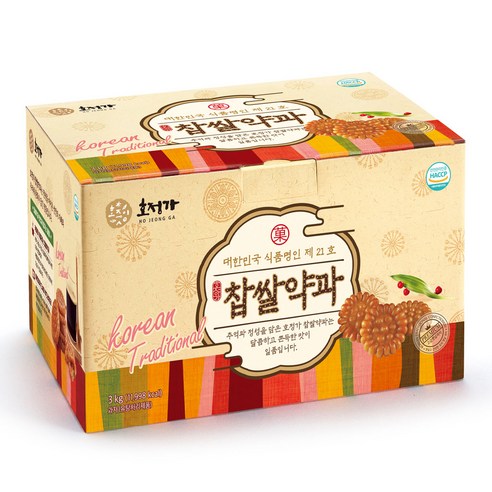 호정가 찹쌀약과