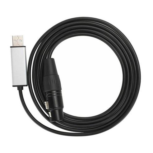 Usb 케이블 xlr 암-usb 코드 3 핀 usb xlr 케이블 변환기 마이크 usb 케이블 usb xlr 암 무대 악기 용 연결 코드, 1.8m, 1.8-5m, 플라스틱
