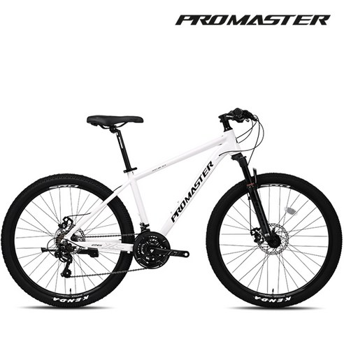 2025 프로마스터 26인치 MTB 자전거 엑스씨2.1D 시마노21단 디스크브레이크, 1개, 168cm, 엑스씨2.1D 26인치 화이트 미조립