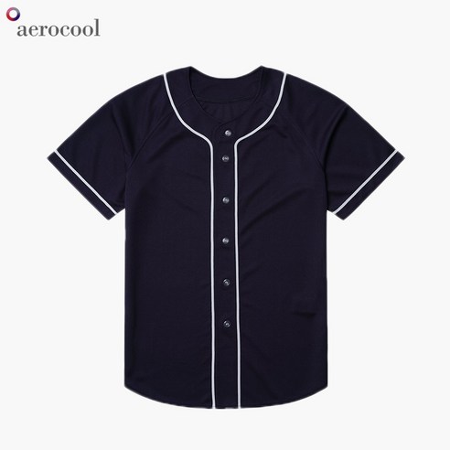 롯데유니폼 추천 상품에어로쿨 베이스볼 야구 유니폼 드라이핏 오픈 반팔 티셔츠 제품 사진