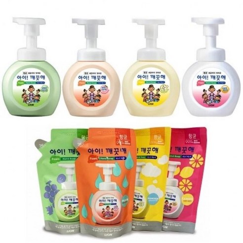 아이깨끗해 핸드워시 (항균 손세정제 물비누, 파우더향(리필)200ml, 200ml