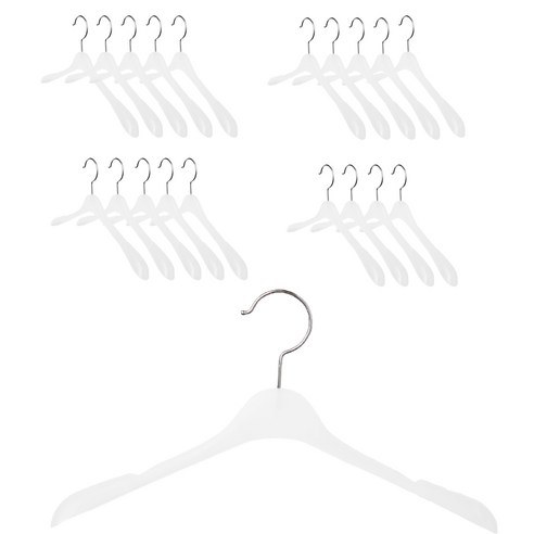 씨인크 여성 셔츠 브라우스 멀티용 옷걸이, 20개, 반투명