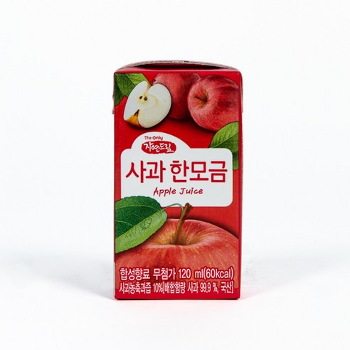 자연의 맛과 건강을 담은,  상큼한 사과한모금